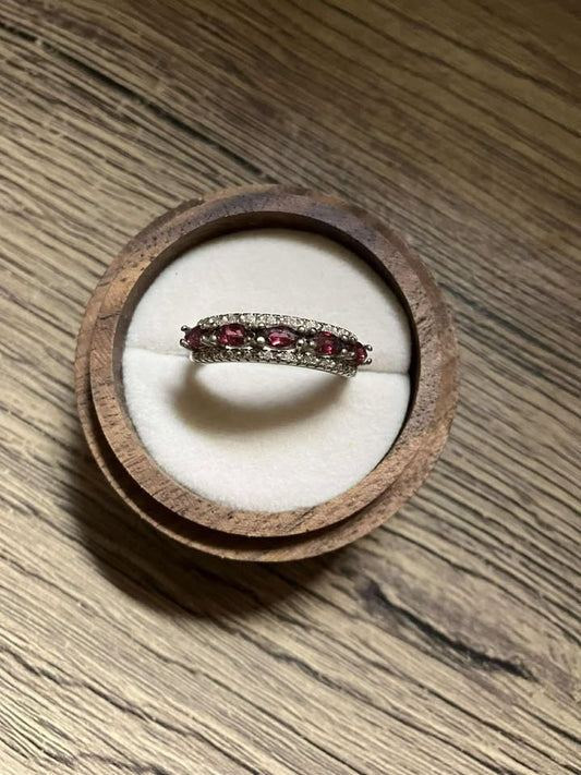 Red Garnet Ring - Stone of Passion, Protecton & Prosperity