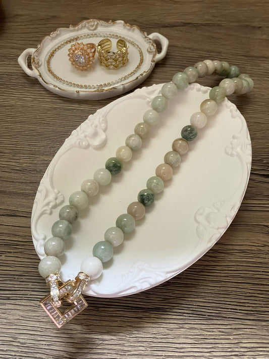 Fire Jade Necklace